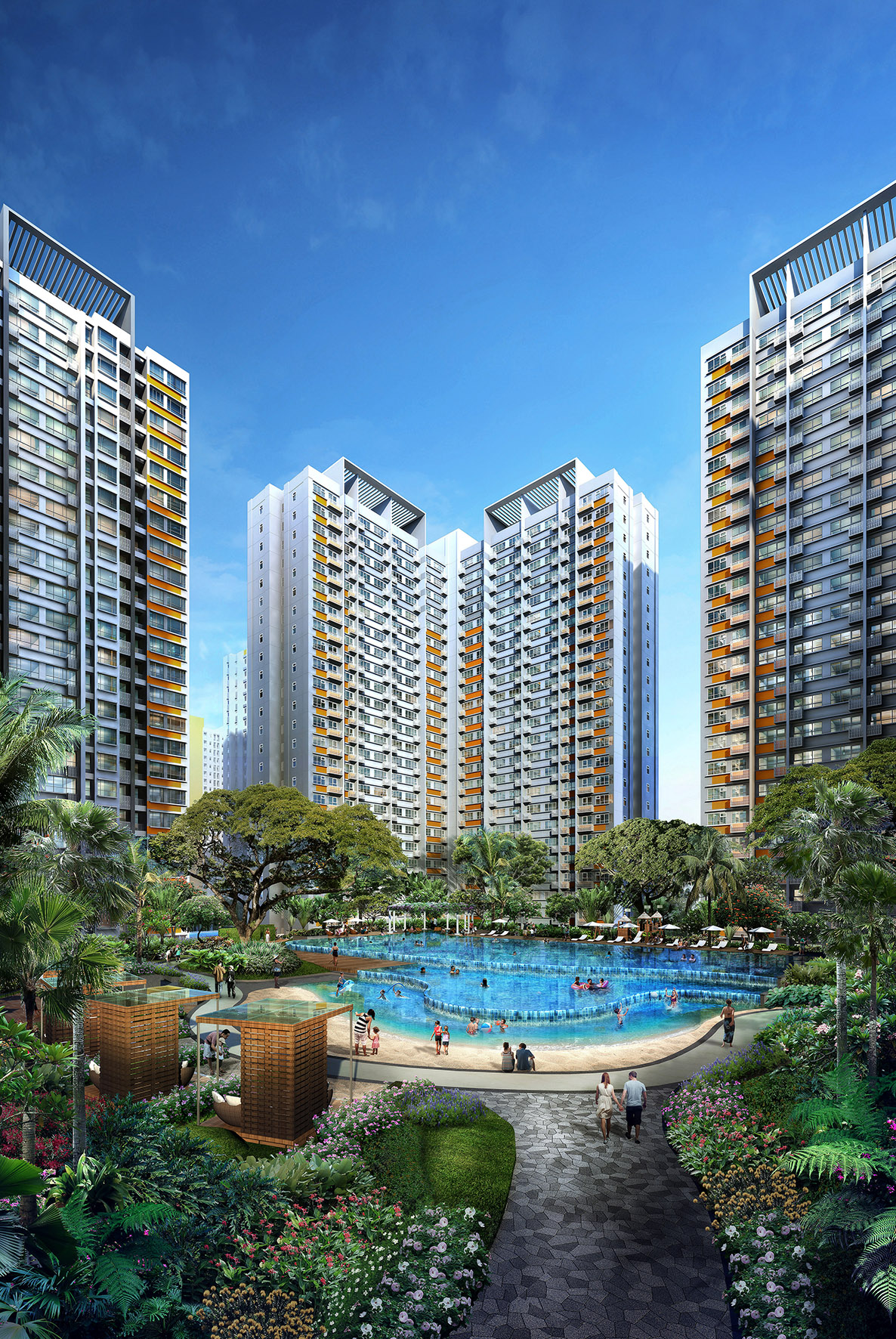 Kawasan Summarecon Bekasi - Bird eye view kawasan premium